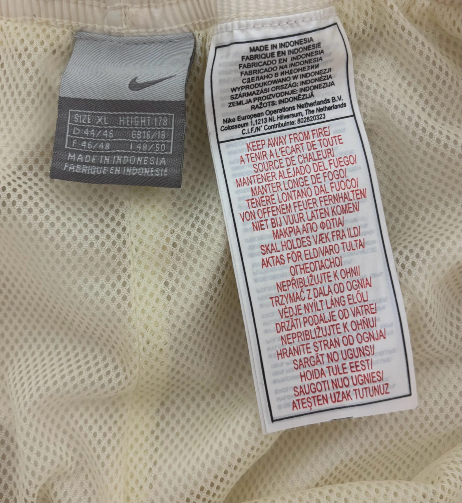 Nike calça de moletom longa branca XL vintage Y2K roupa esportiva unissex. – photo 4